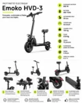 Trottinette électrique Emoko HVD-3 avec selle