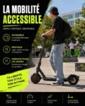 Trottinette électrique HT-T4 Pro vue latérale