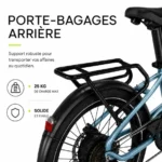Vélo électrique Jobobike Ace bleu vue latérale