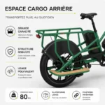 Vélo électrique Jobobike Transer vue latérale