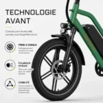 Vélo électrique Jobobike Transer vue latérale