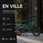 Vélo électrique Jobobike Transer vue latérale
