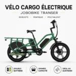 Vélo électrique Jobobike Transer vue latérale