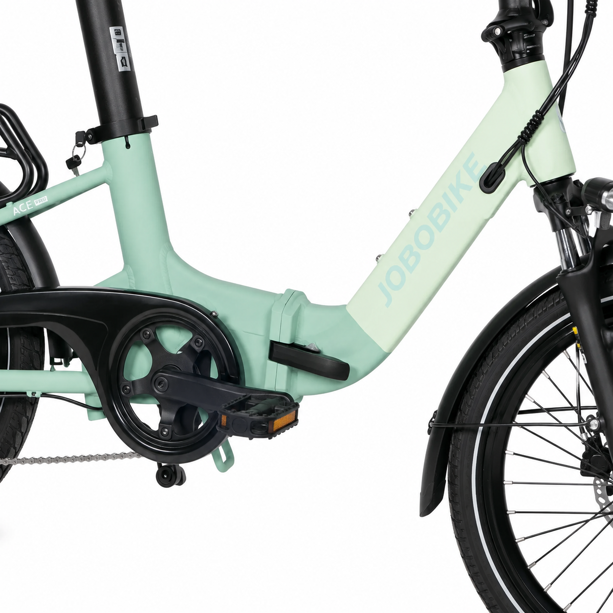 Cadre pliable et charnière du JOBOBIKE Ace Pro