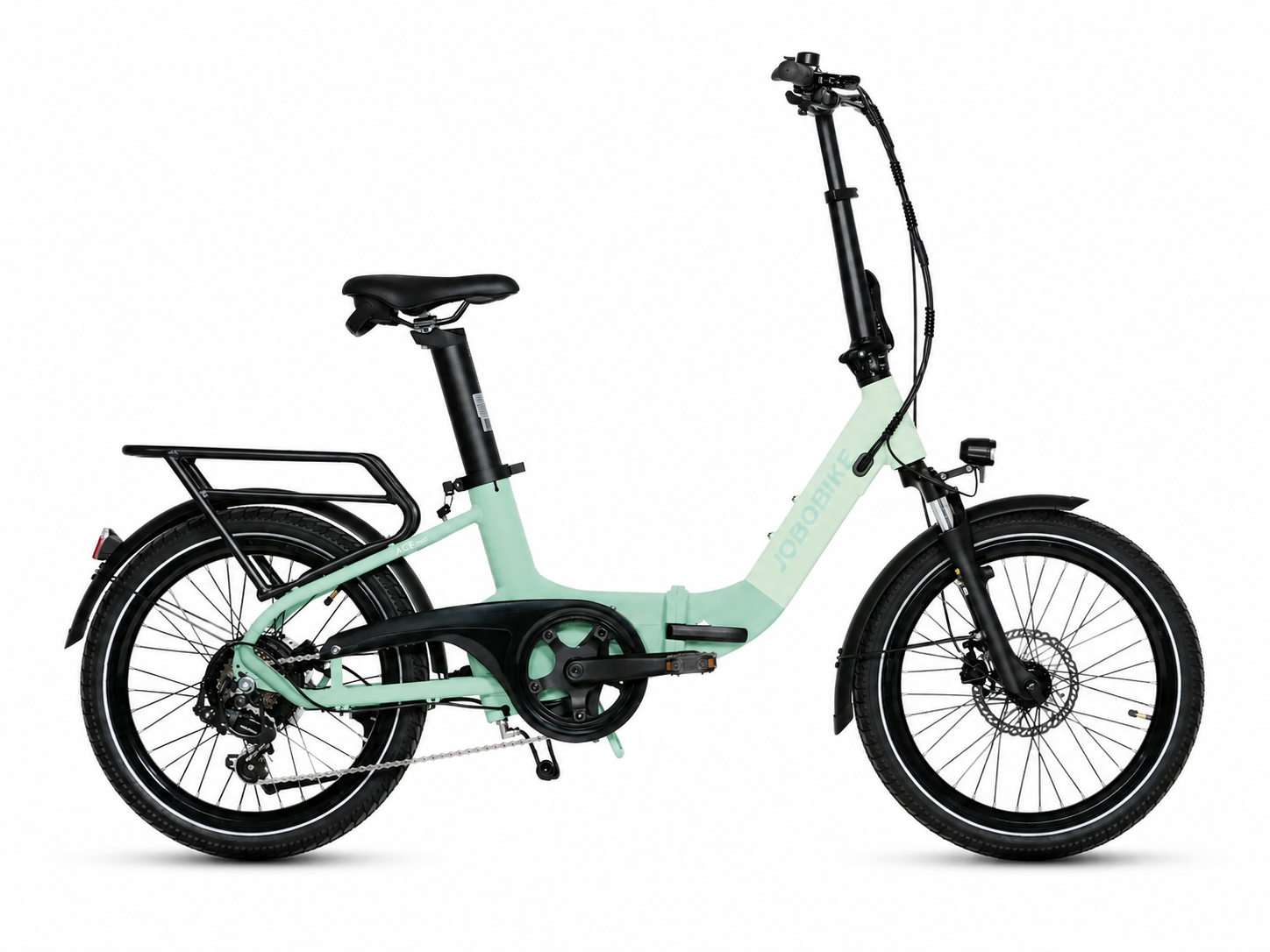JOBOBIKE Ace Pro – Vélo électrique pliable vert menthe