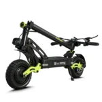 Mankeel – Trottinette électrique tout-terrain pliable noire et verte