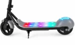 Trottinette Électrique Todimart pour enfants avec Lumières LED Multicolores – Bleue