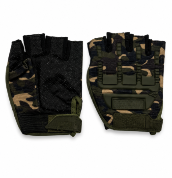 Gants courts camouflage