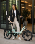 JOBOBIKE Ace Pro – Vue avant du vélo électrique pliable