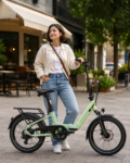 JOBOBIKE Ace Pro – Vue avant du vélo électrique pliable